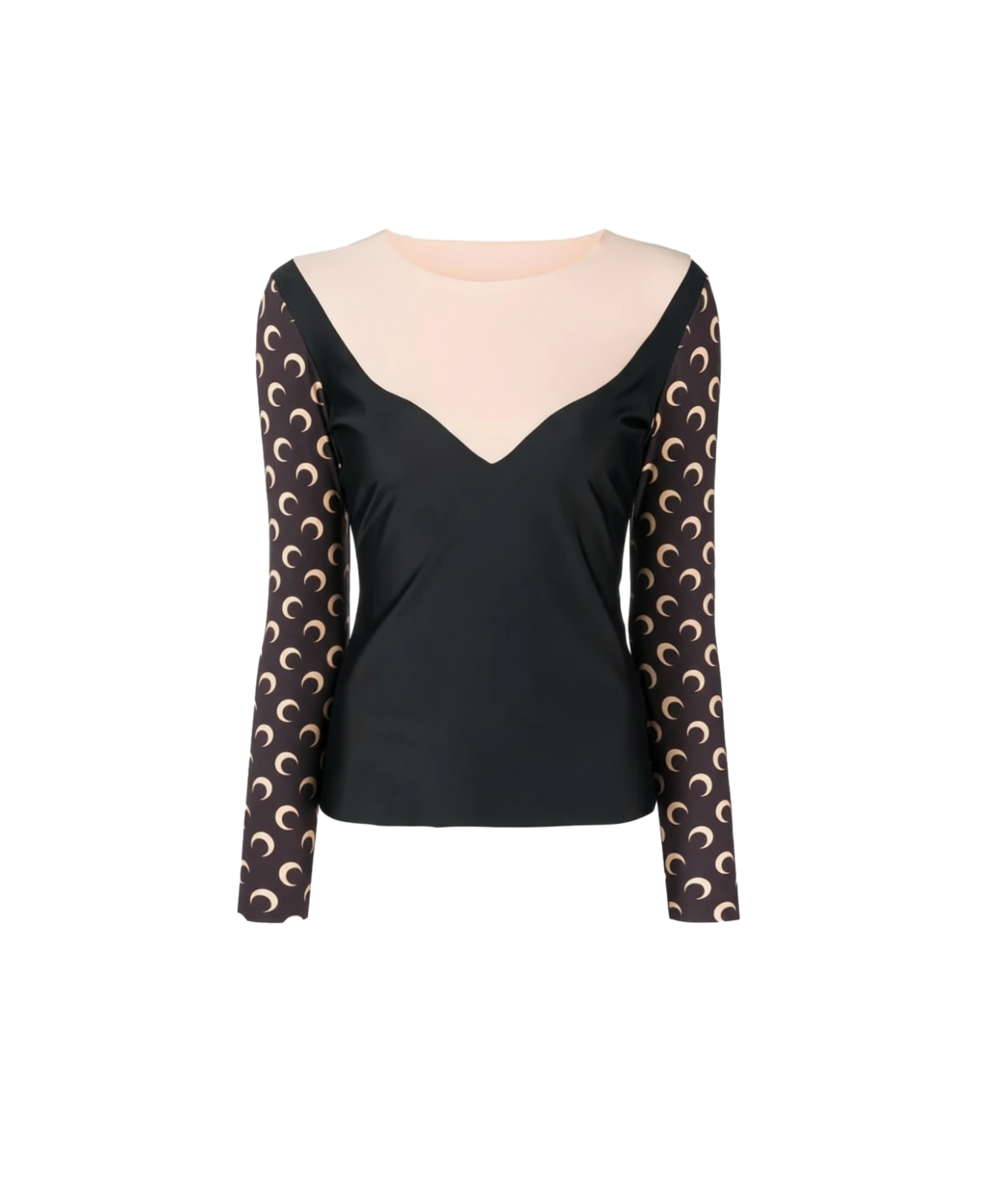 Trompe L'Oeil Neckline Top