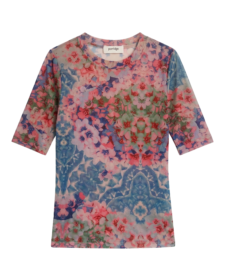 Porridge floral mesh tee