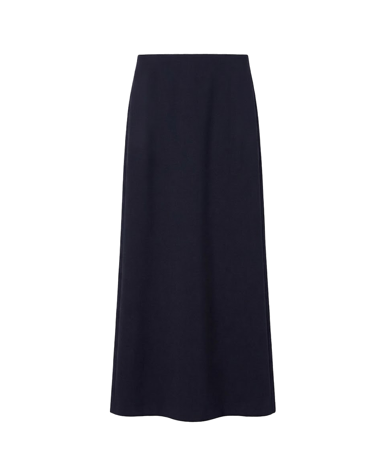 Wool A-line maxi skirt