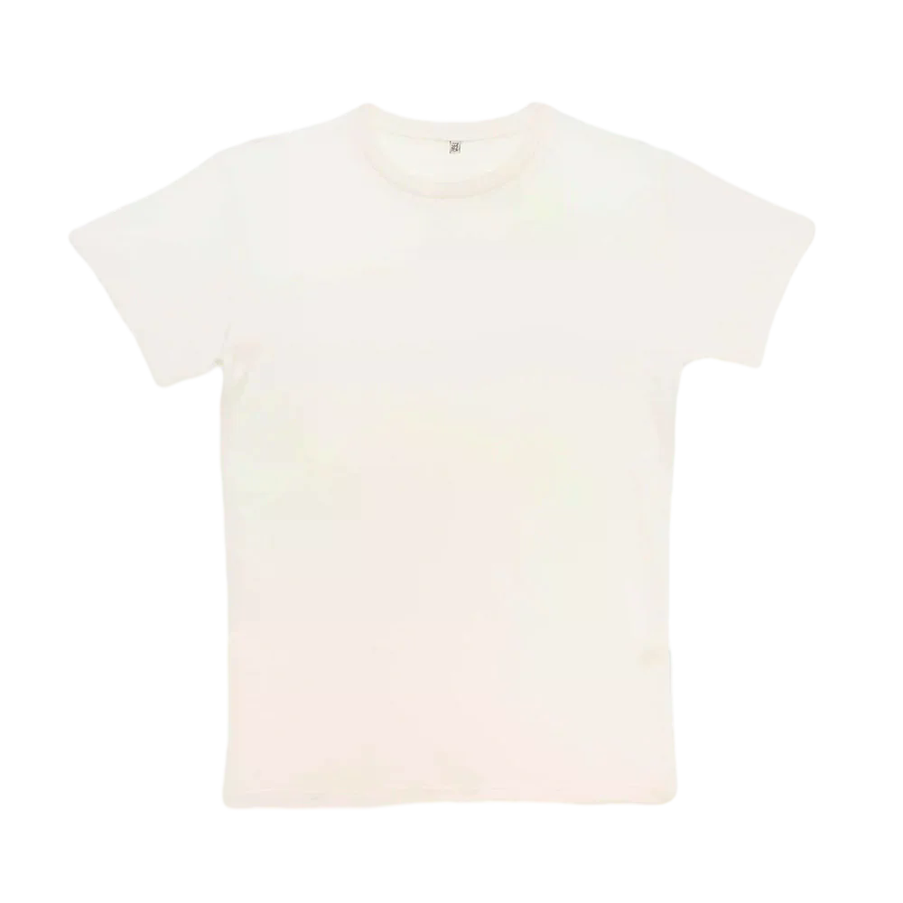 White crew-neck t-shirt