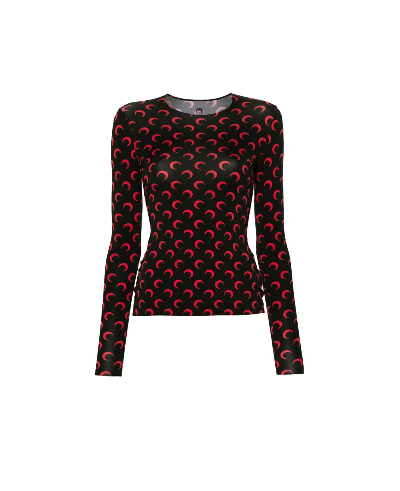 Marine Serre crescent moon long-sleeve top