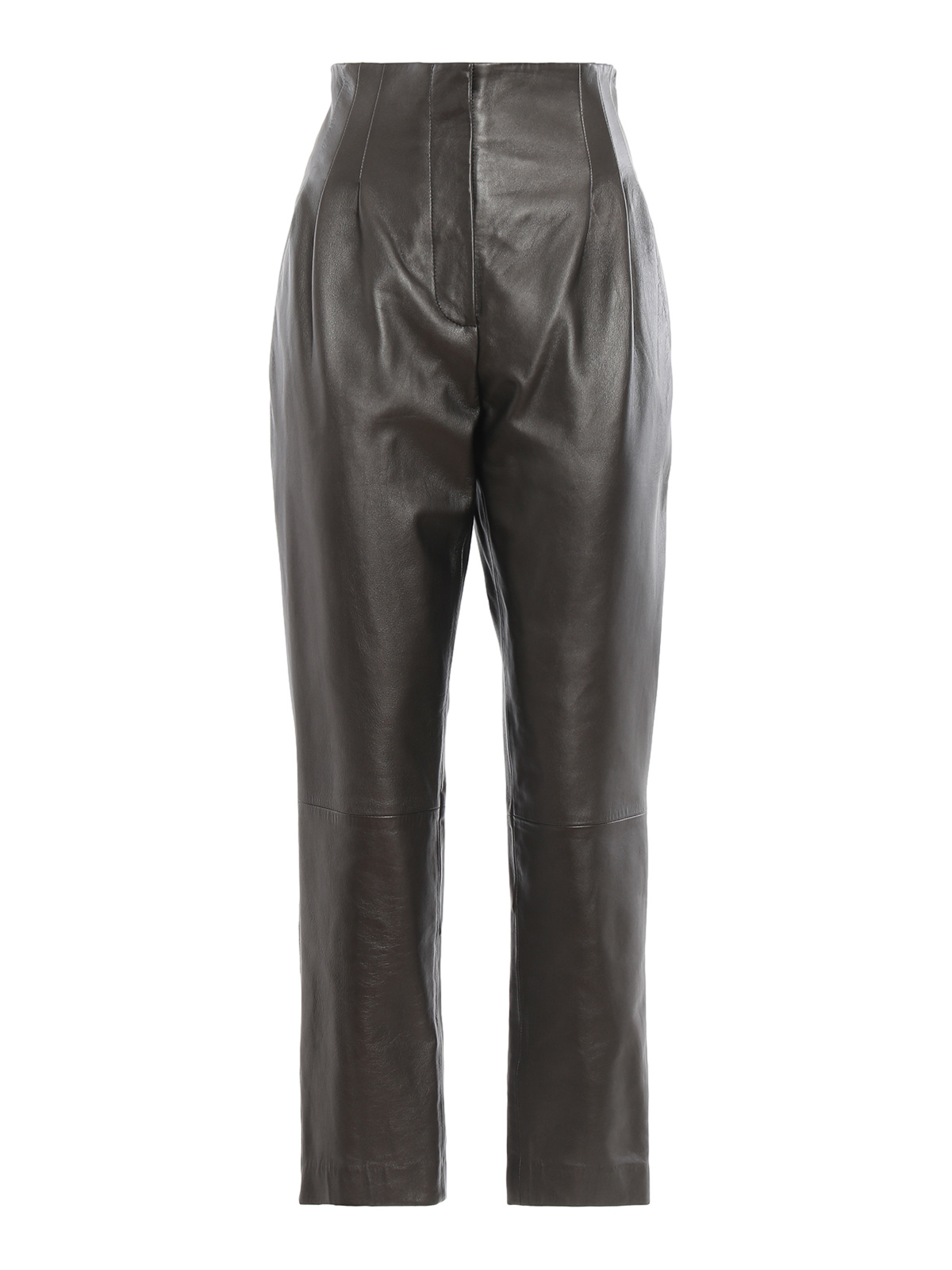 Lamb leather trousers