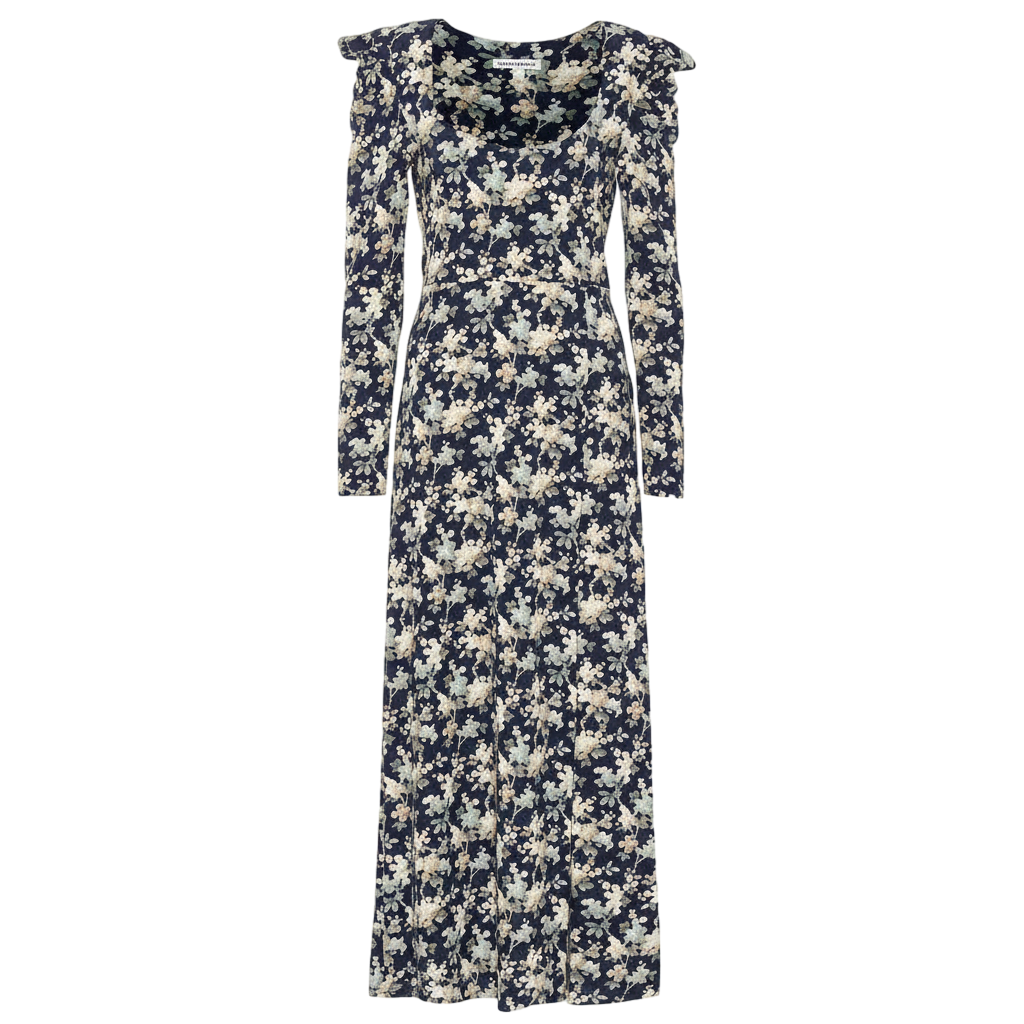 Floral print maxi dress