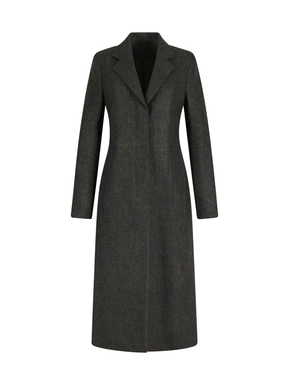 Virginia Shetland Tweed Coat - Brown