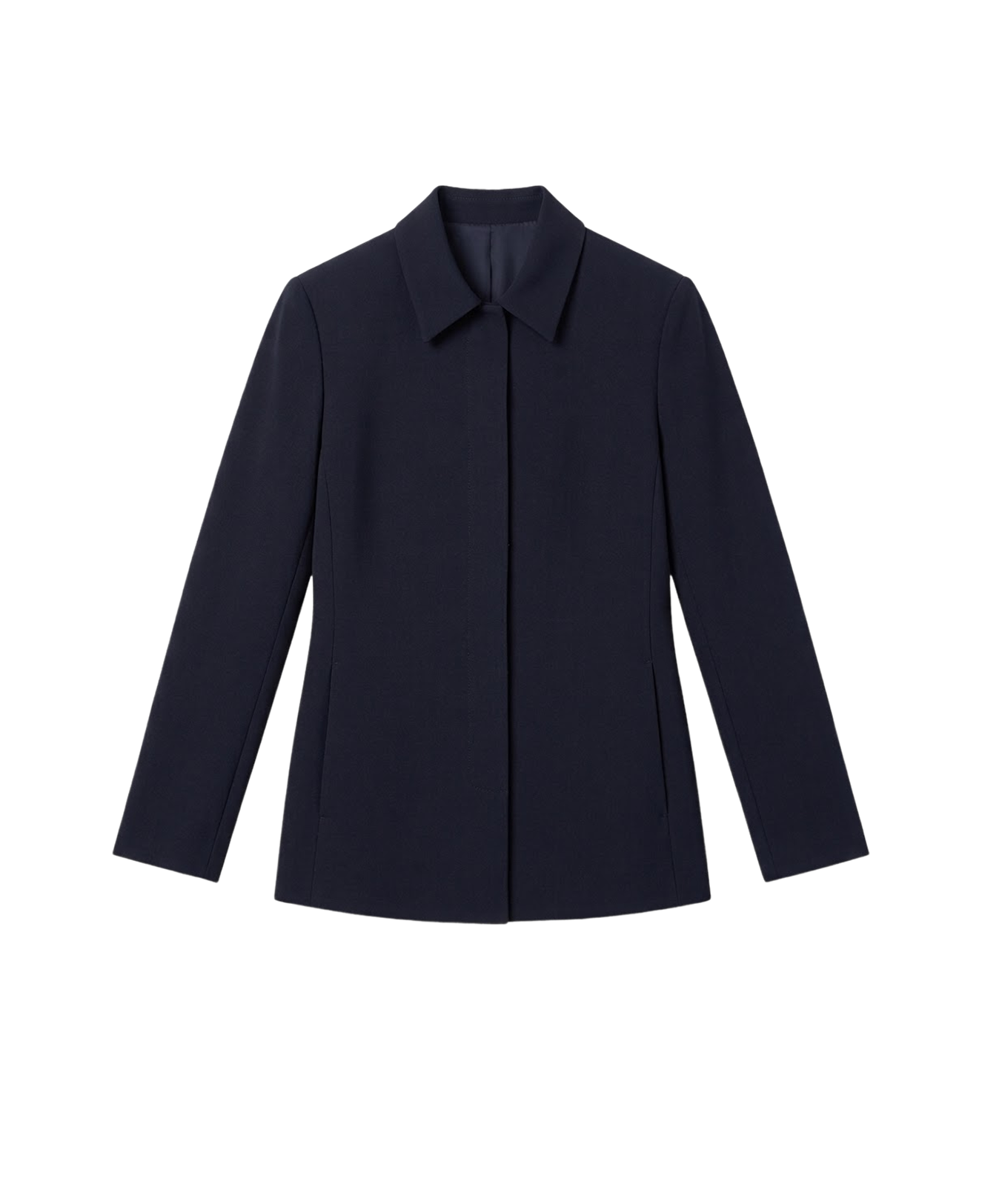 Navy collared jacket